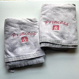 Gray Princess Towels BathWorks - NWOT